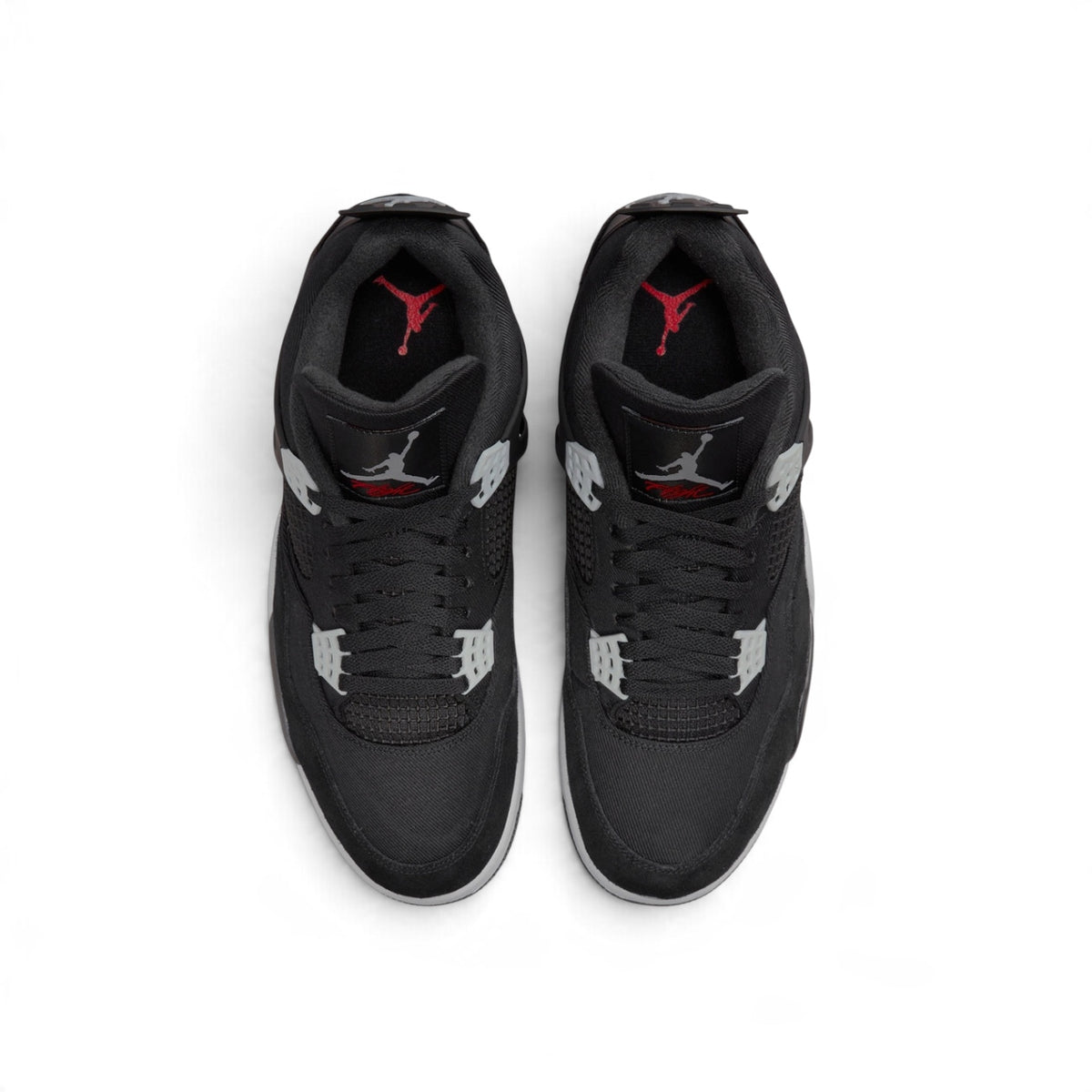 AIR JORDAN 4 RETRO BLACK CANVAS