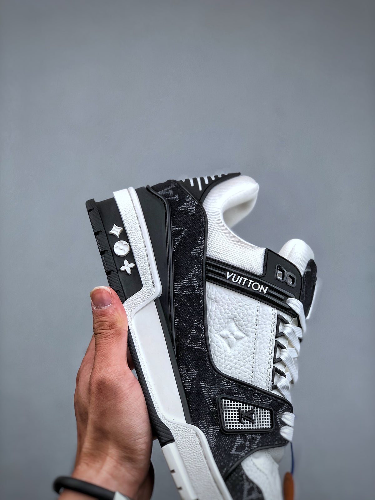 LV Trainer Sneaker 'Monogram Denim Black'