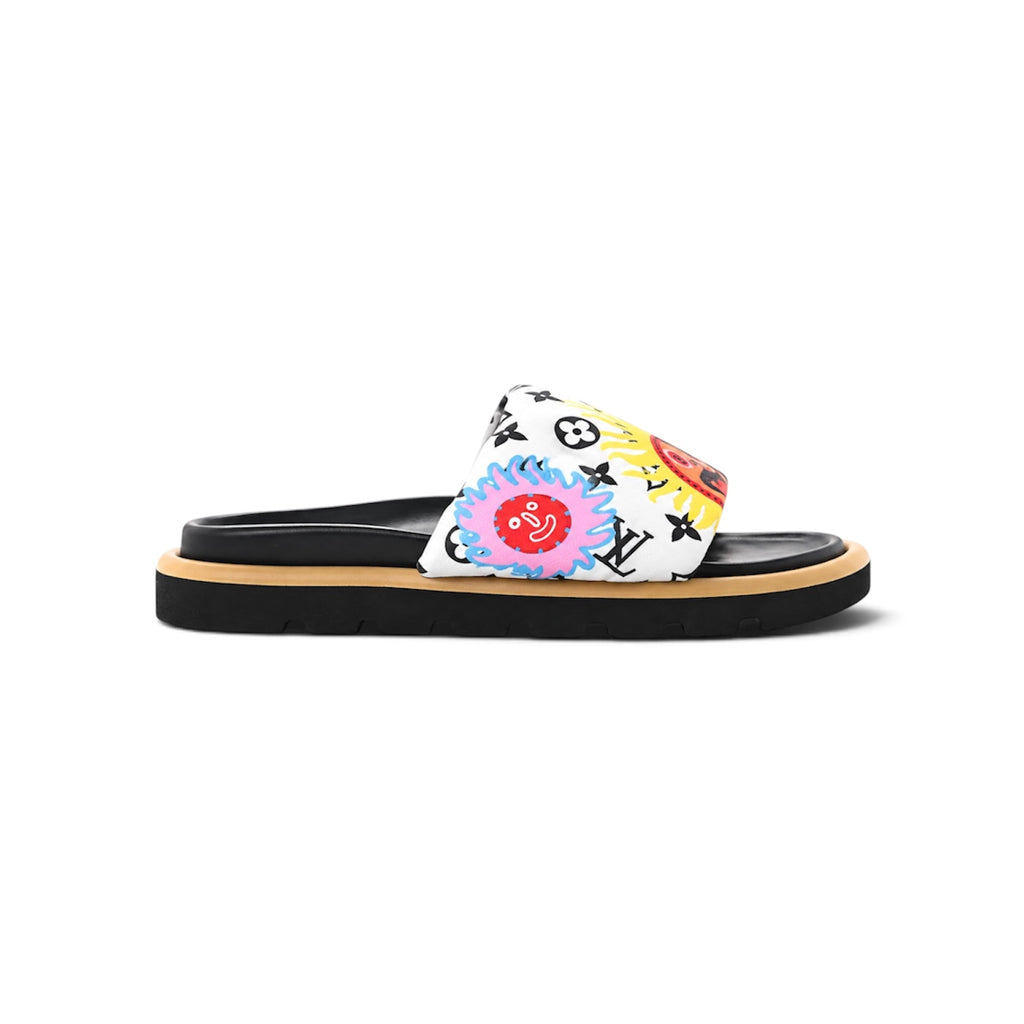 LV Waterfront Mule 'Yayoi Kusama Faces'