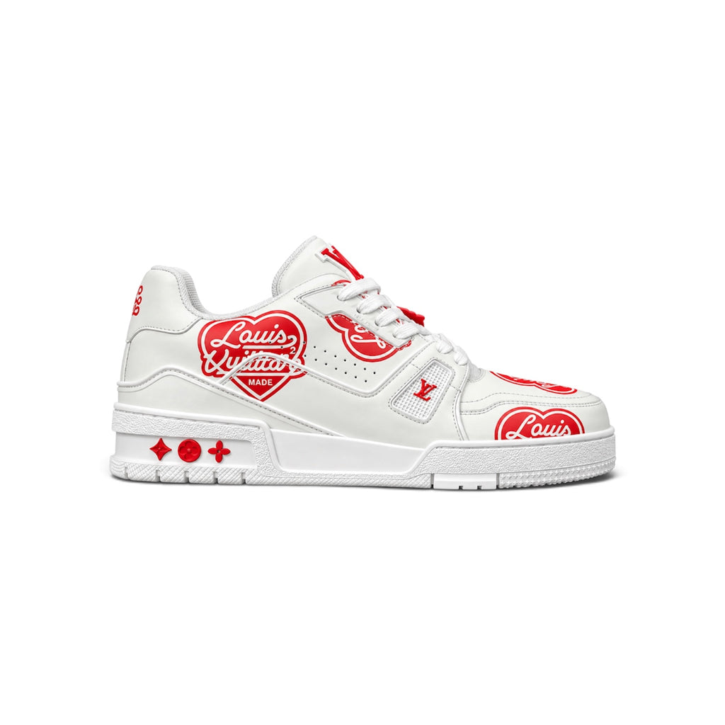 LV Trainer Sneaker 'LV Made Heart White Red'