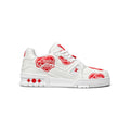 LV Trainer Sneaker 'LV Made Heart White Red'