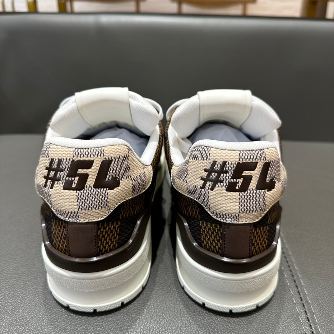 LV Trainer Sneaker 'Damier Ebene Azur'