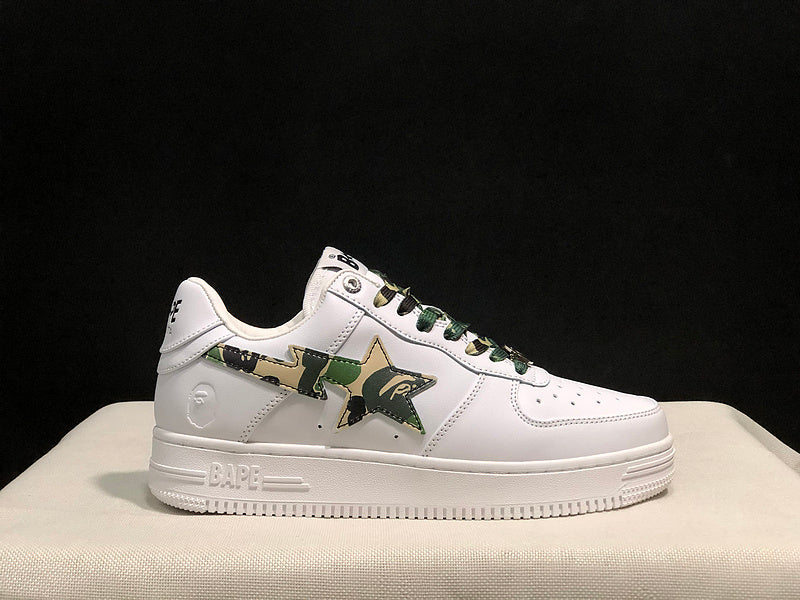 Bapesta Low 'ABC Camo White'
