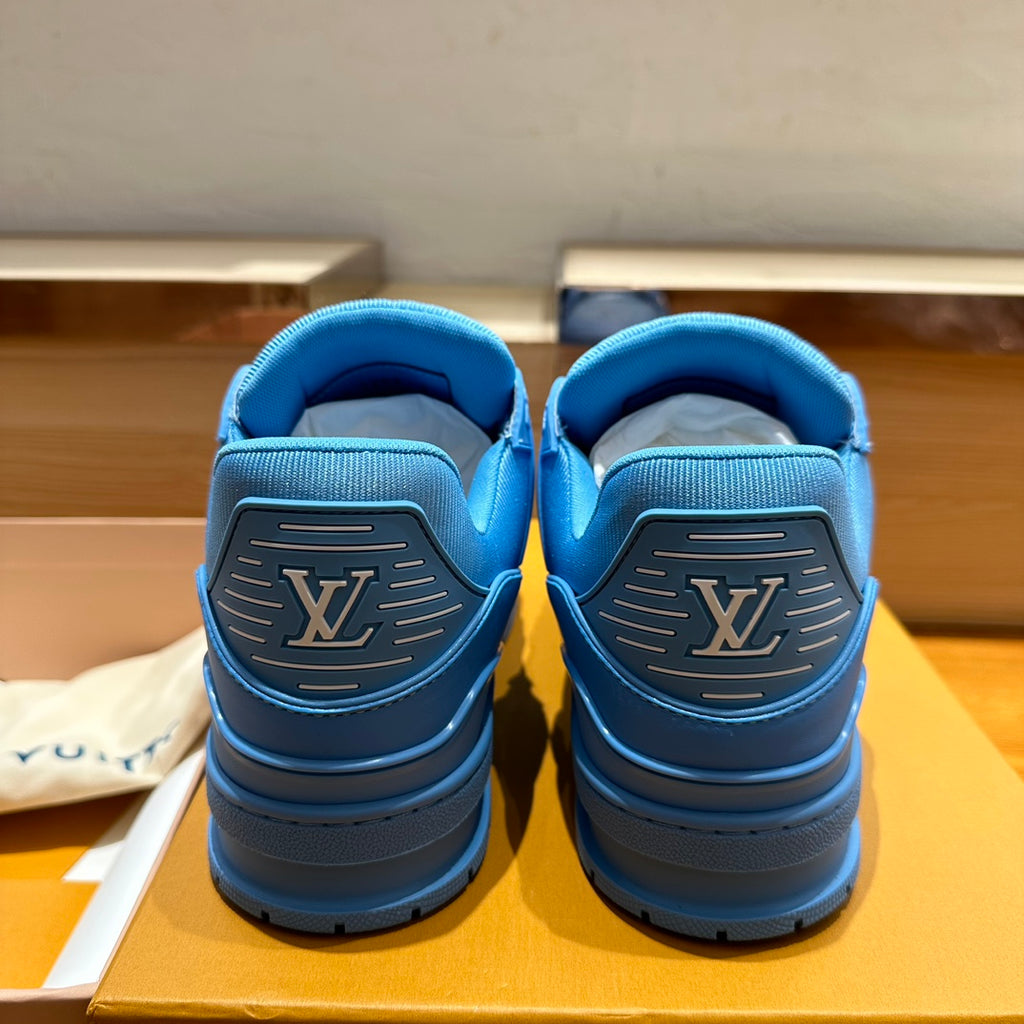 LV Trainer Sneaker 'Monogram Flower Cyan Blue'