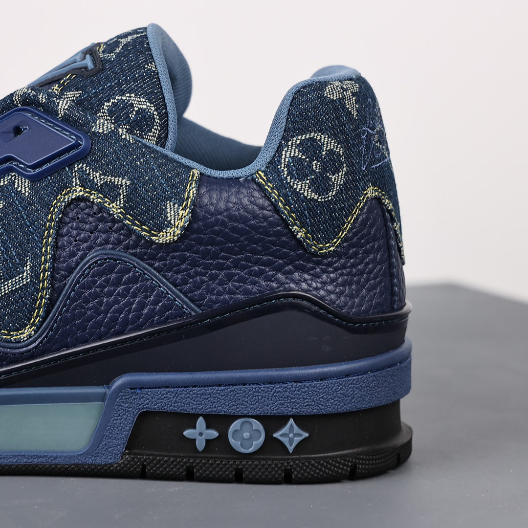 LV Trainer Sneaker 'LV2 Nigo Drip Monogram Denim Navy'