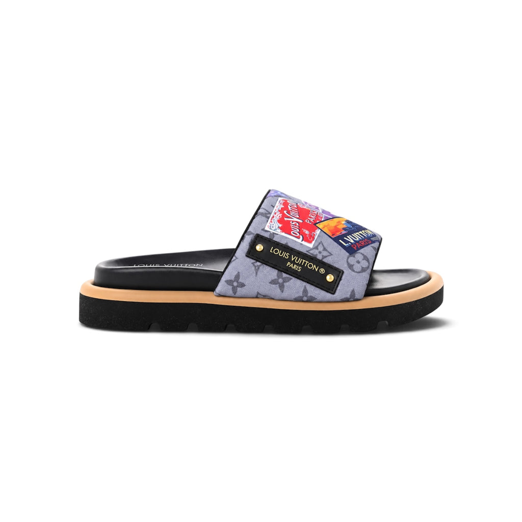 LV Waterfront Mule 'Monogram Postcard Stamps'