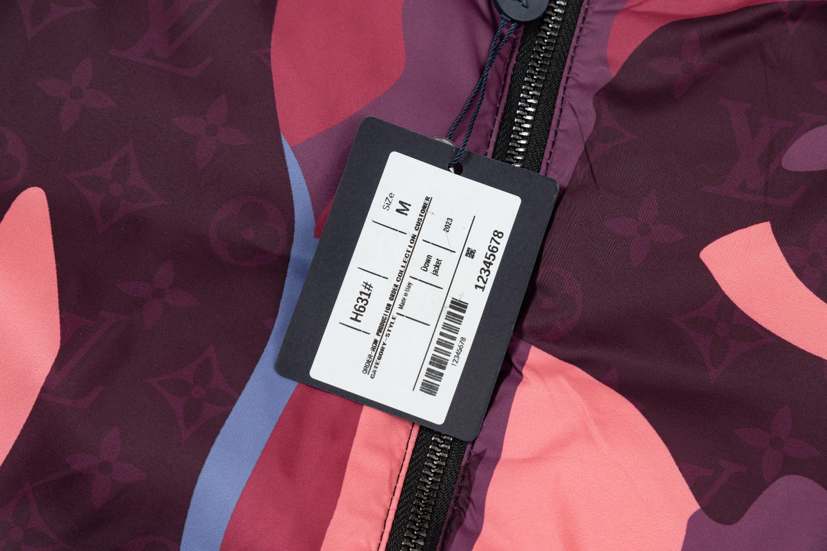 Louis Vuitton Portrait Camo Down Jacket