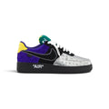 LV x Nike AF1 'Metallic Silver Purple'