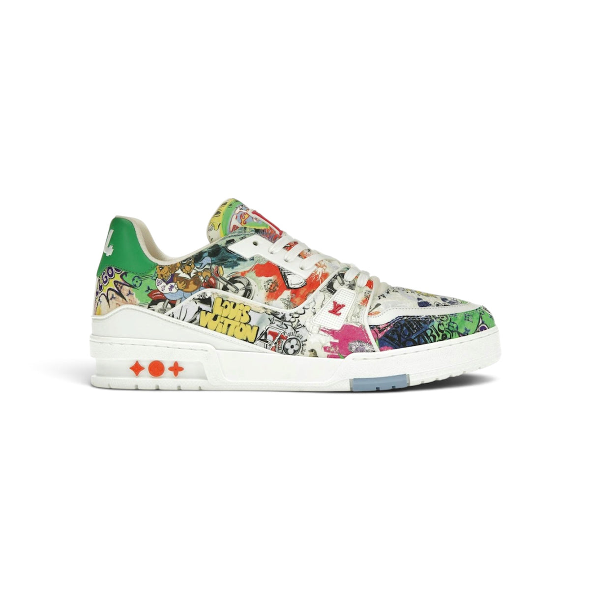 LV Trainer Sneaker 'Comic Print White Green'