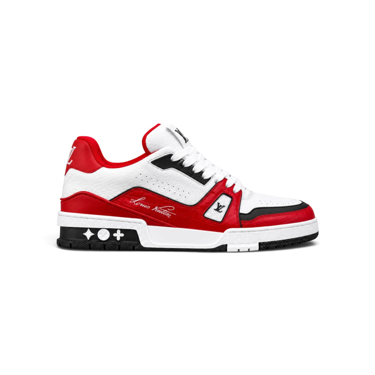 LV Trainer Sneaker 'White Red Black'