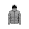 Moncler Houndstooth Hooded Down Jacket