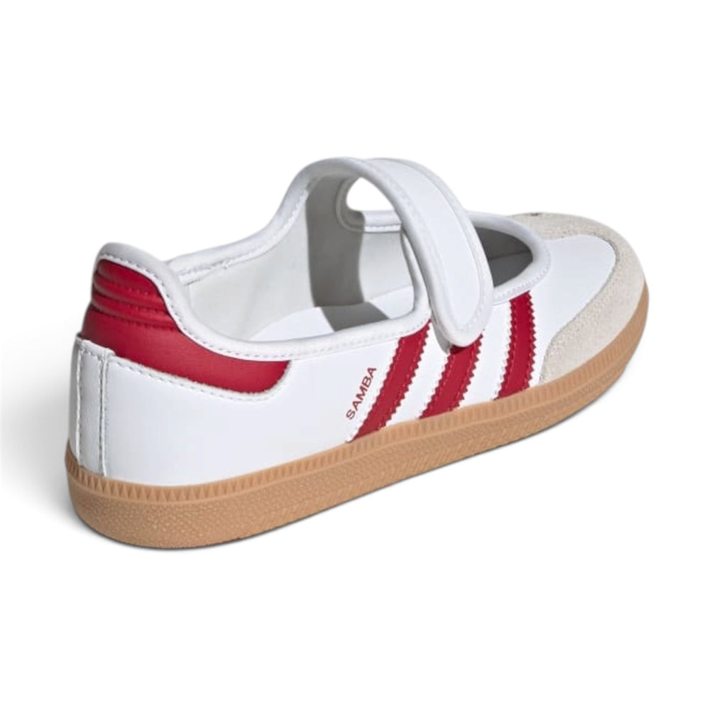 Adidas Mary Jane White Red Gum