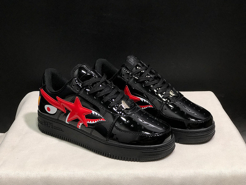 Bapesta Low 'Shark Black Red'