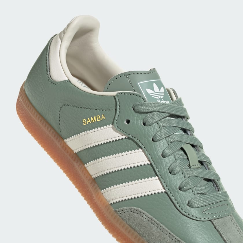 Adidas samba green white