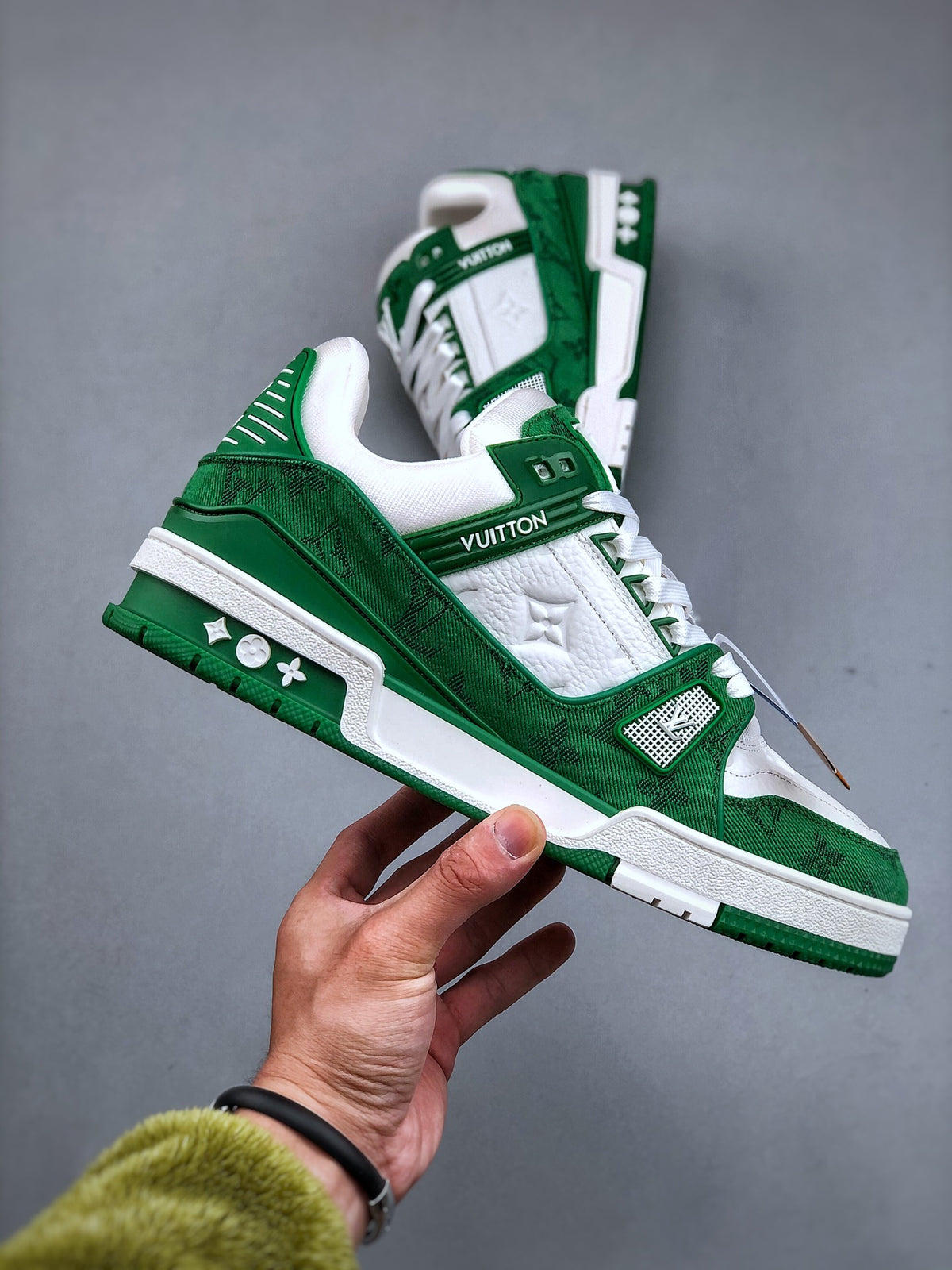 LV Trainer Sneaker 'Monogram Denim Green'