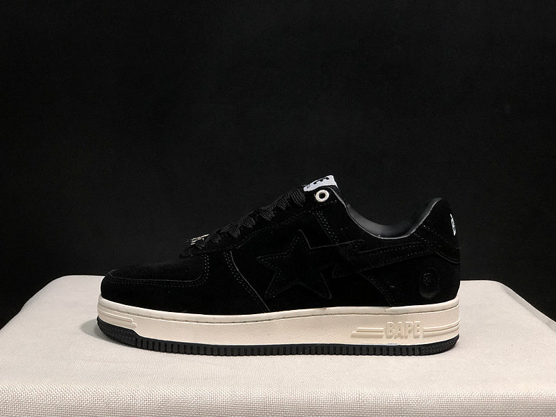 Bapesta Low 'Triple Black Suede'