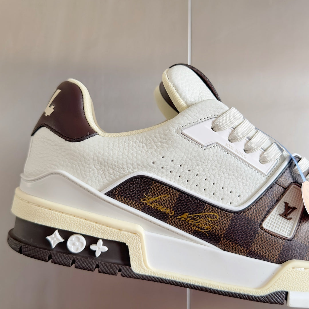 LV Trainer Sneaker 'Damier Ebene White'