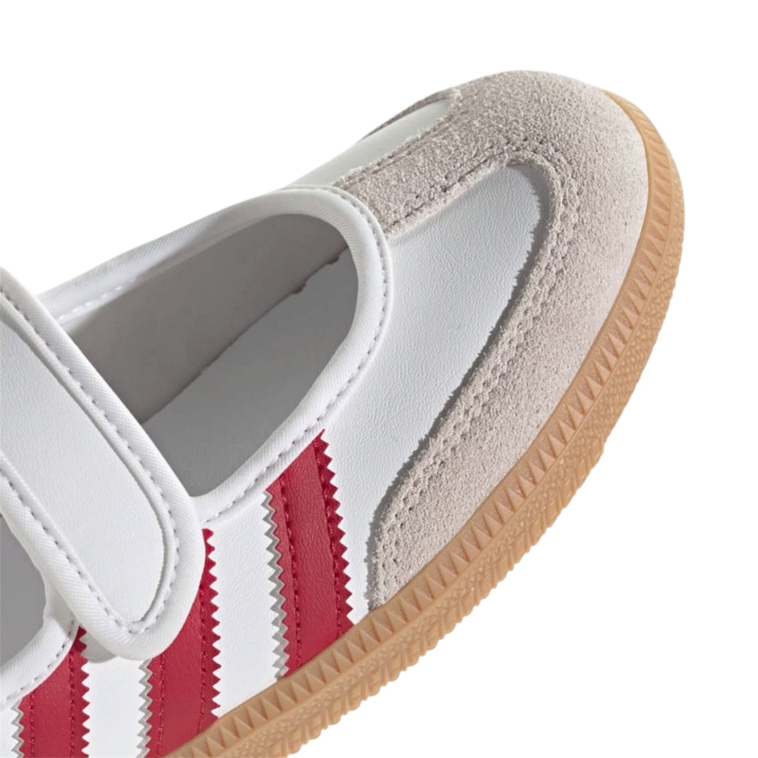 Adidas Mary Jane White Red Gum
