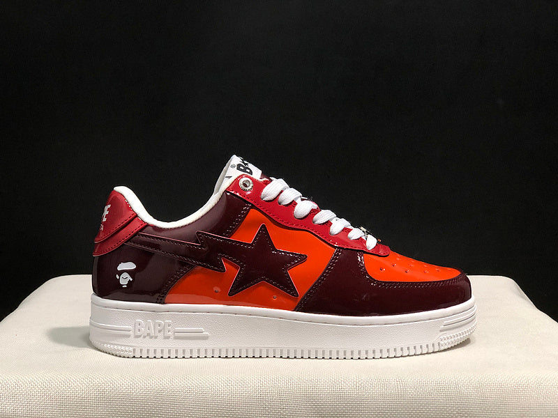 Bapesta Low 'Camo Combo Red'