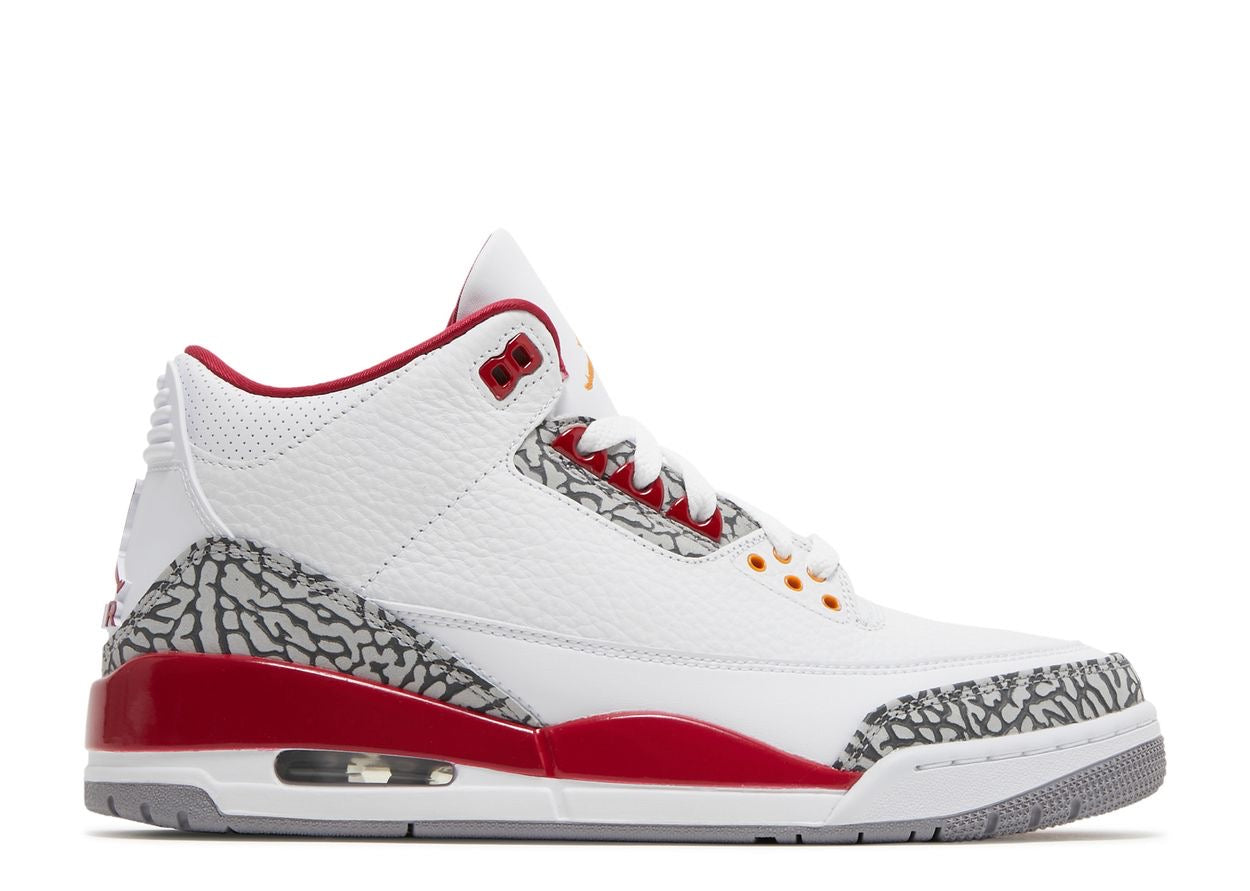 JORDAN 3 RETRO CARDINAL RED
