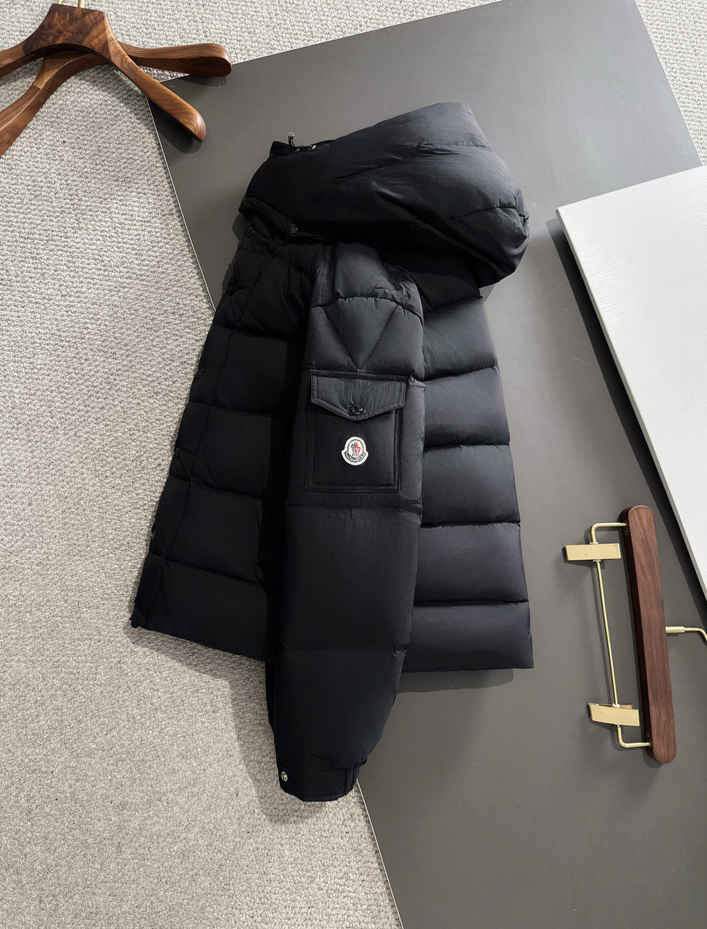 Moncler Montgenevre Down Jacket Matte Black