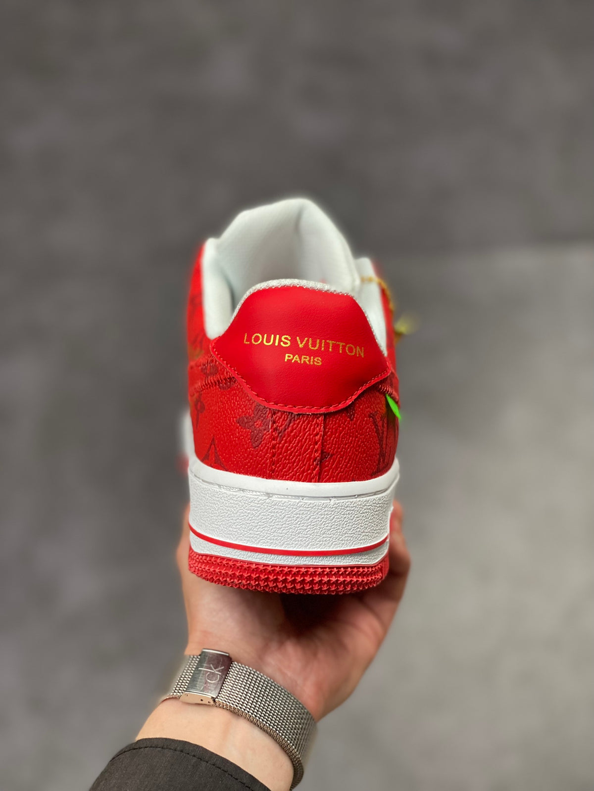 LV x Nike AF1 'White Red'