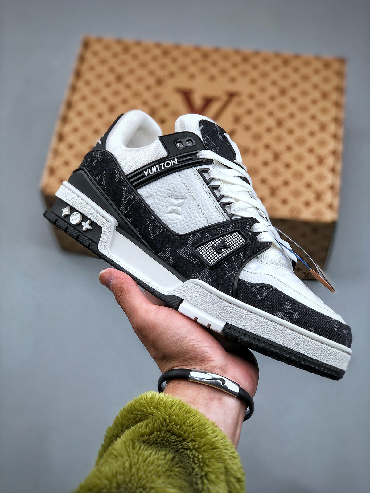 LV Trainer Sneaker 'Monogram Denim Black'