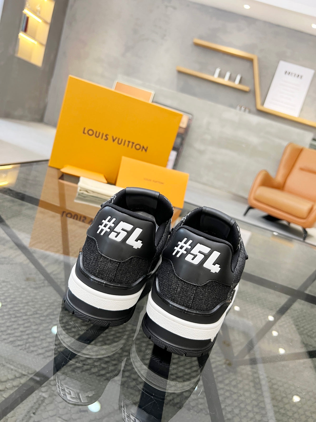 LV Trainer Sneaker 'Damier Black Denim'