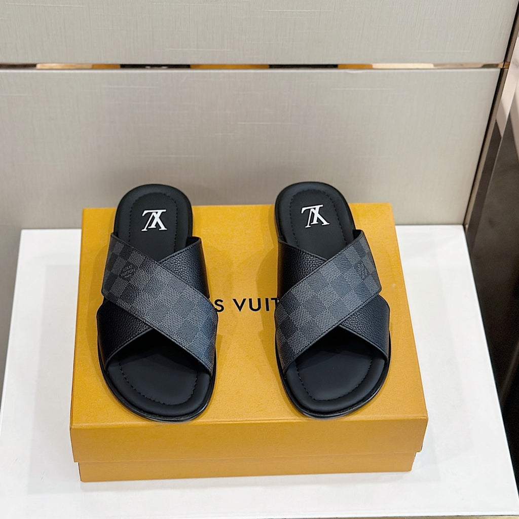 LV Panama Mule 'Damier Graphite'