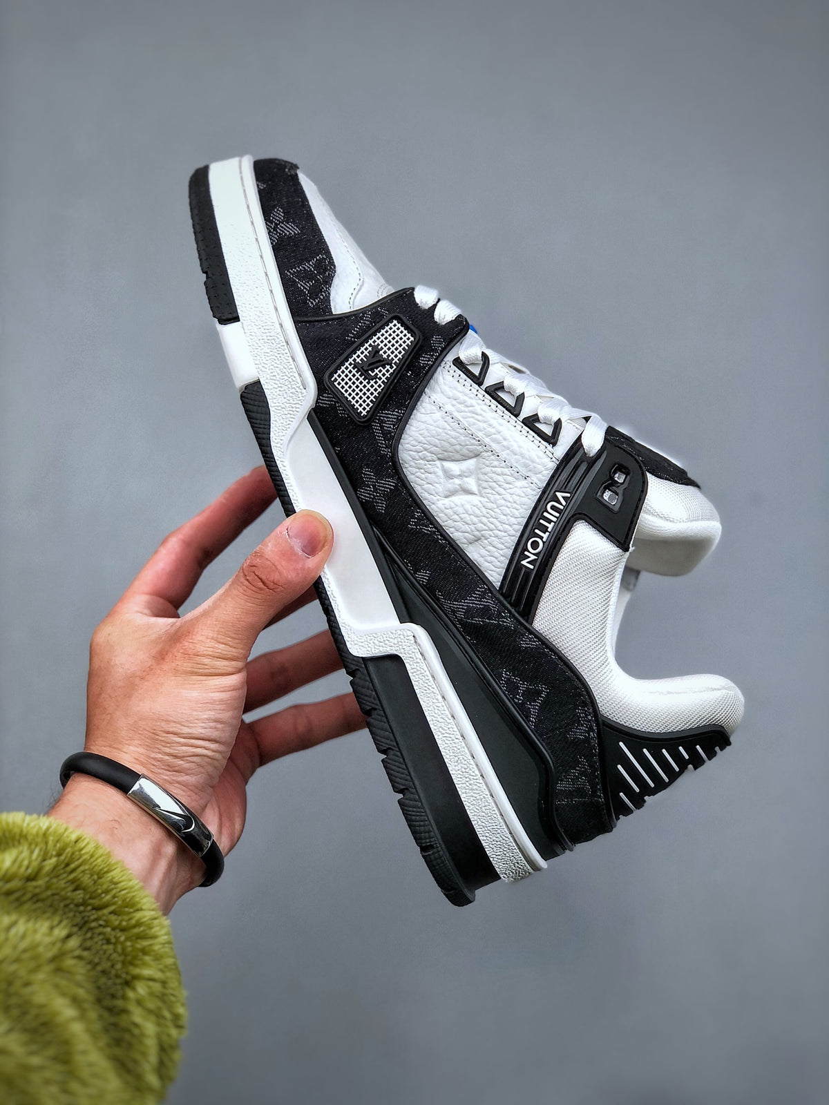 LV Trainer Sneaker 'Monogram Denim Black'