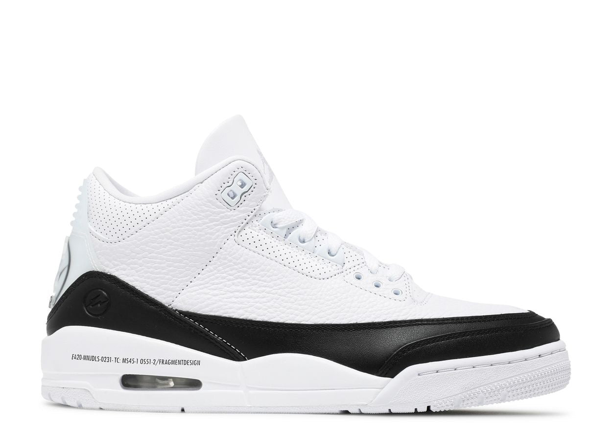 FRAGMENT DESIGN X JORDAN 3 RETRO SP WHITE