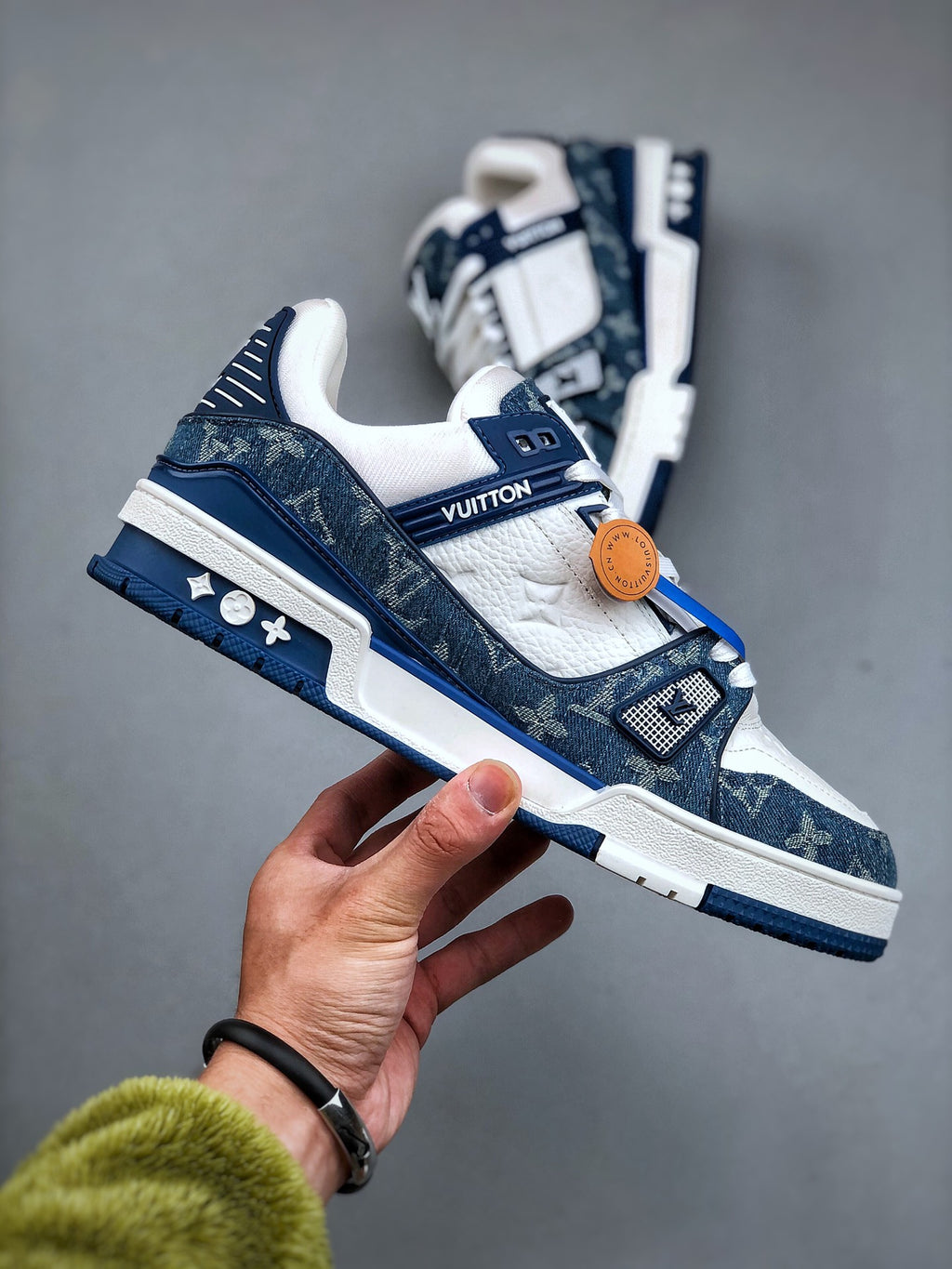 LV Trainer Sneaker 'Monogram Denim Blue'