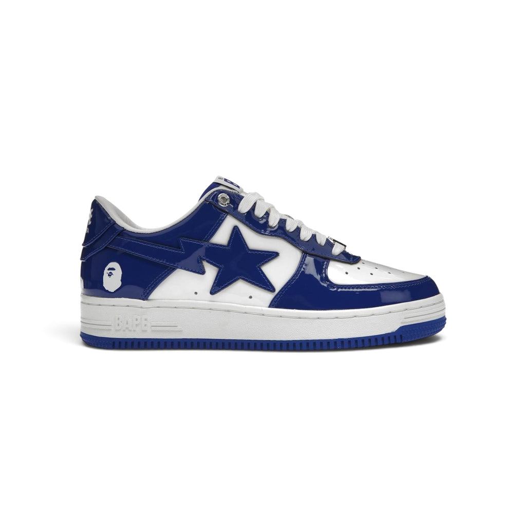 Bapesta Low 'Patent Leather Blue White'