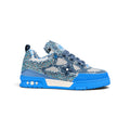 LV Maxi Trainer Sneaker 'Monogram Denim Strass Blue'