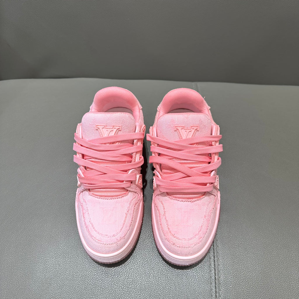 LV Trainer Sneaker 'Monogram Denim Pink'