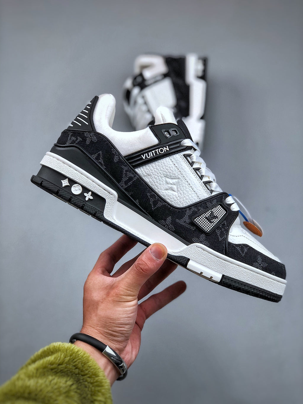 LV Trainer Sneaker 'Monogram Denim Black'