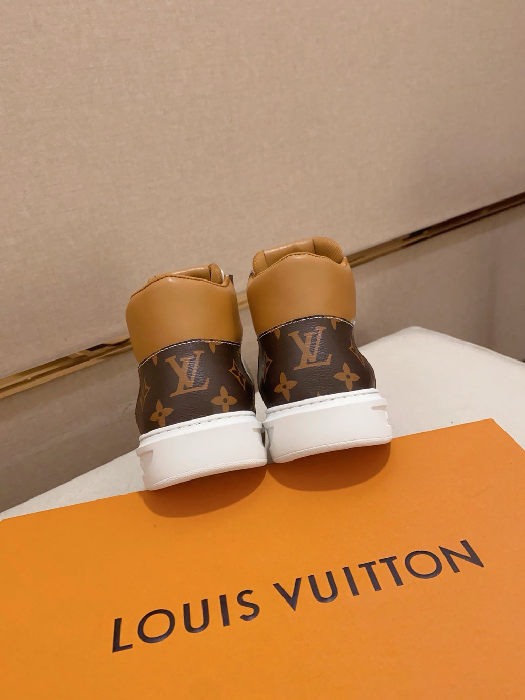 LV Rivoli Boot 'Monogram White Tan'