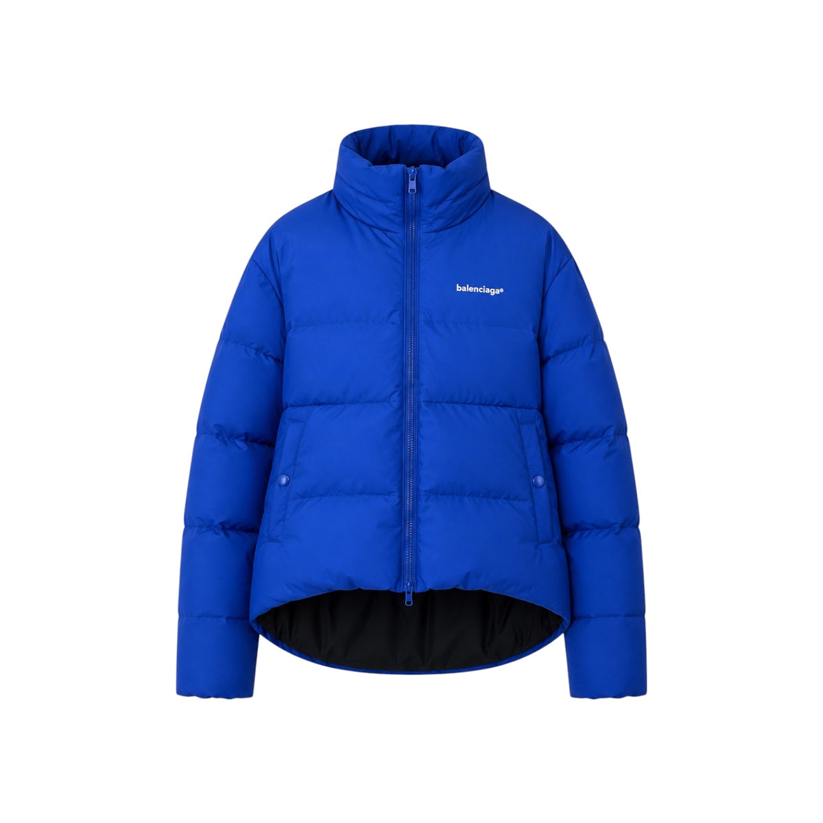 Balenciaga C-Shape Puffer Jacket Blue