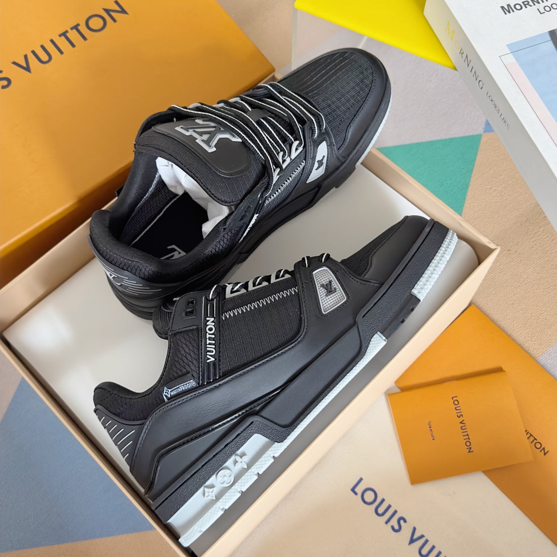 LV Trainer Sneaker 'Black White Technical Mesh'