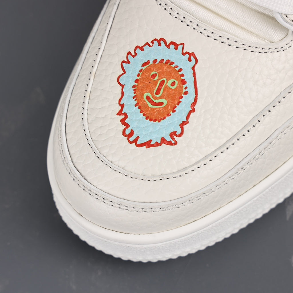 LV Trainer Sneaker 'Yayoi Kusama White Embroidered Faces'