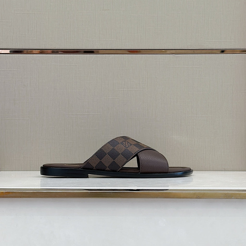 Louis Vuitton Panama Mule 'Damier Ebene Brown'