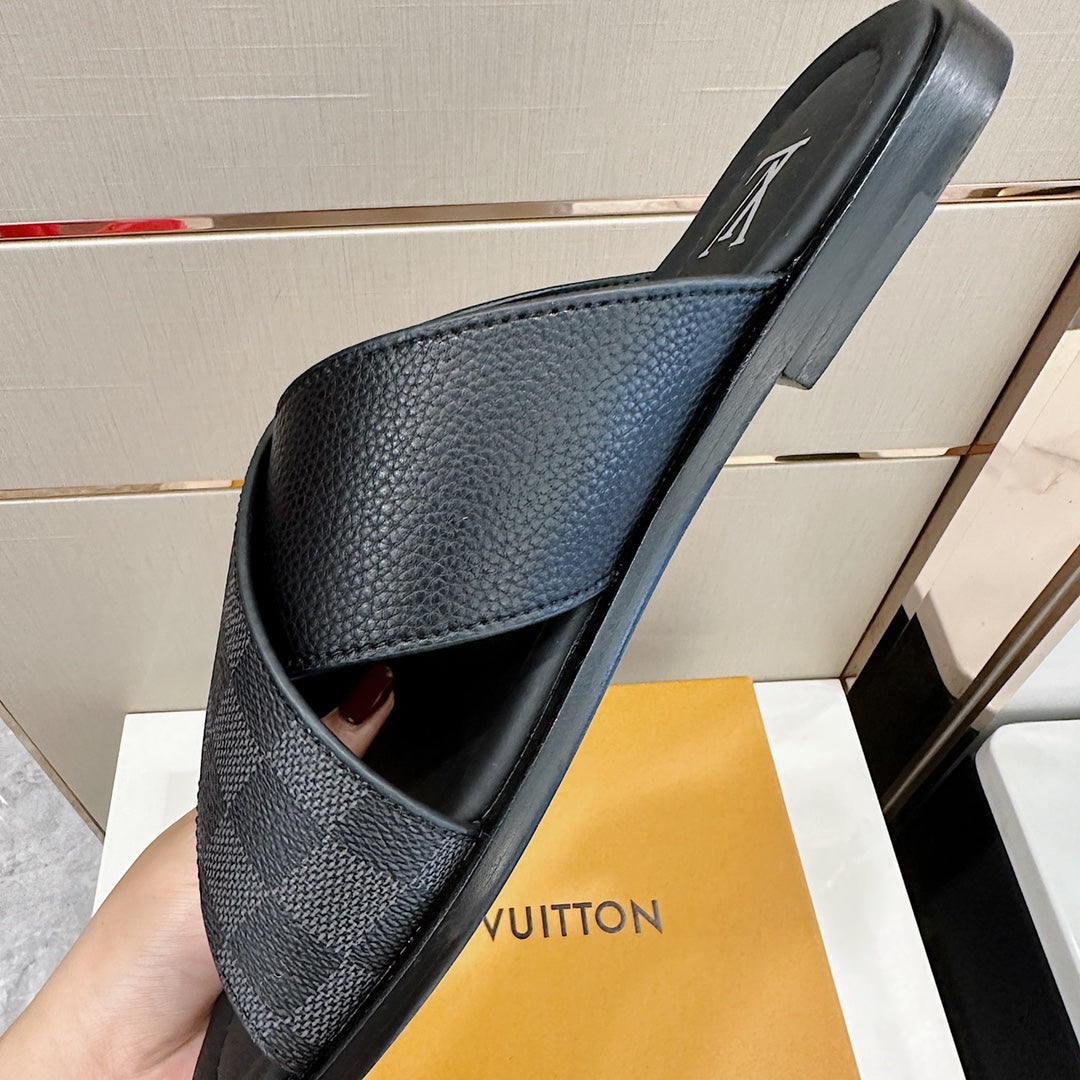LV Panama Mule 'Damier Graphite'