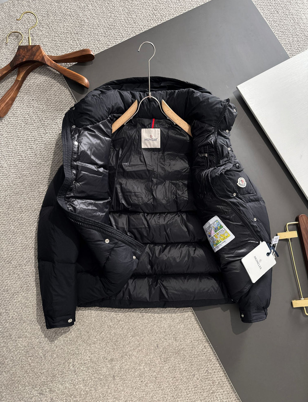 Moncler Montgenevre Down Jacket Matte Black