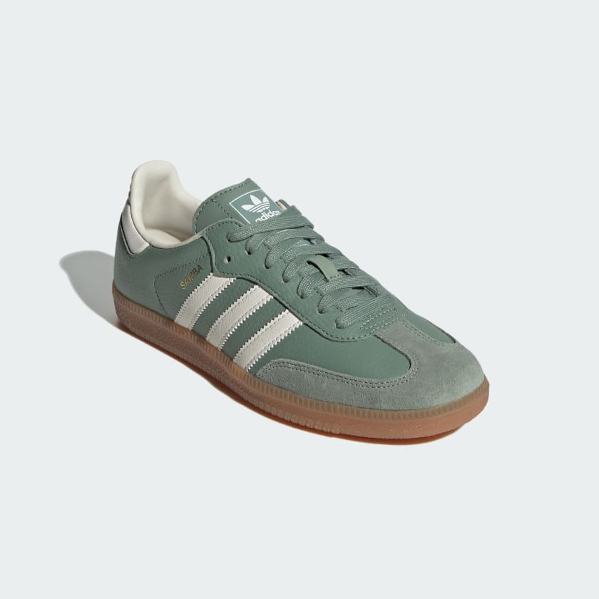 Adidas samba green white
