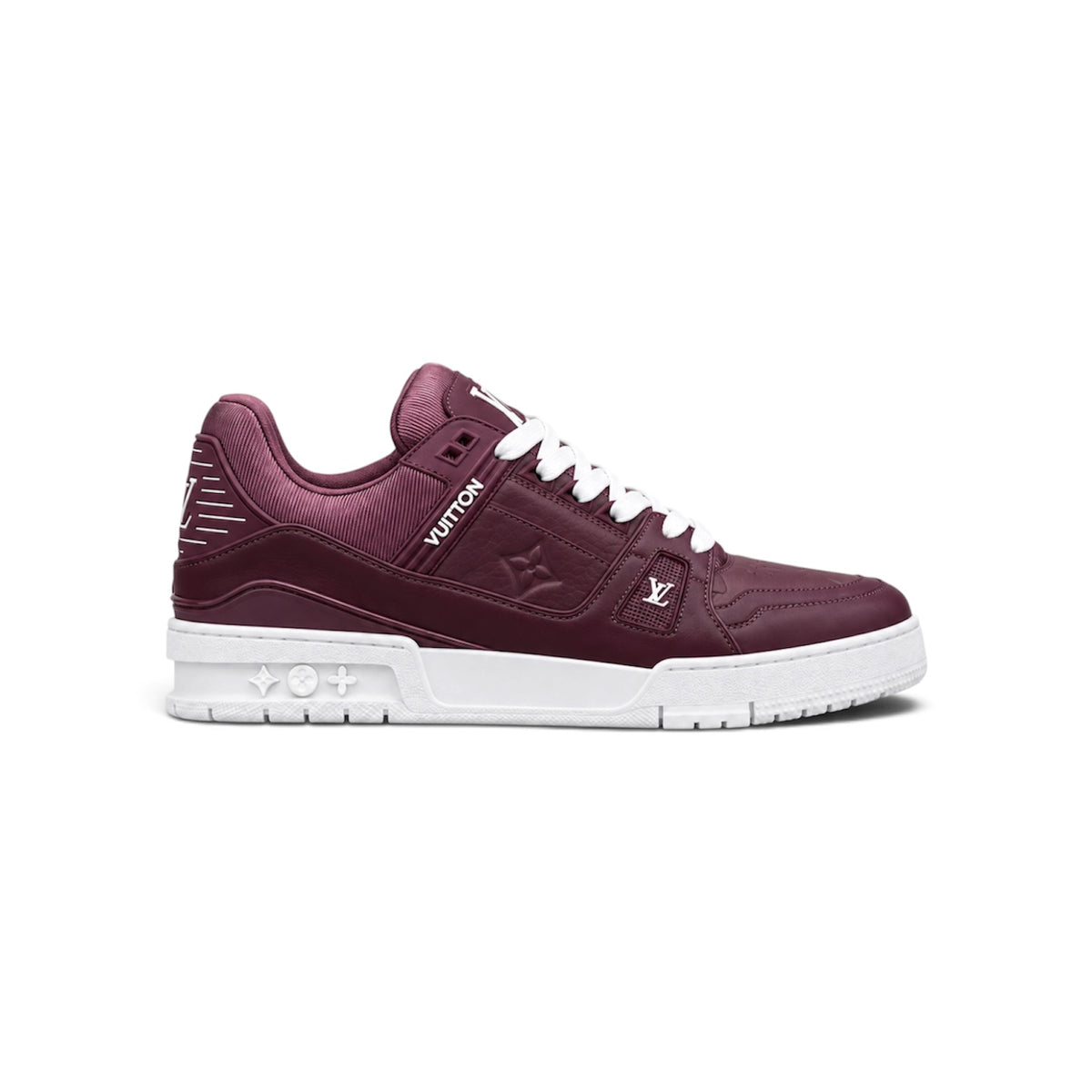 LV Trainer Sneaker 'Monogram Leather Bordeaux'