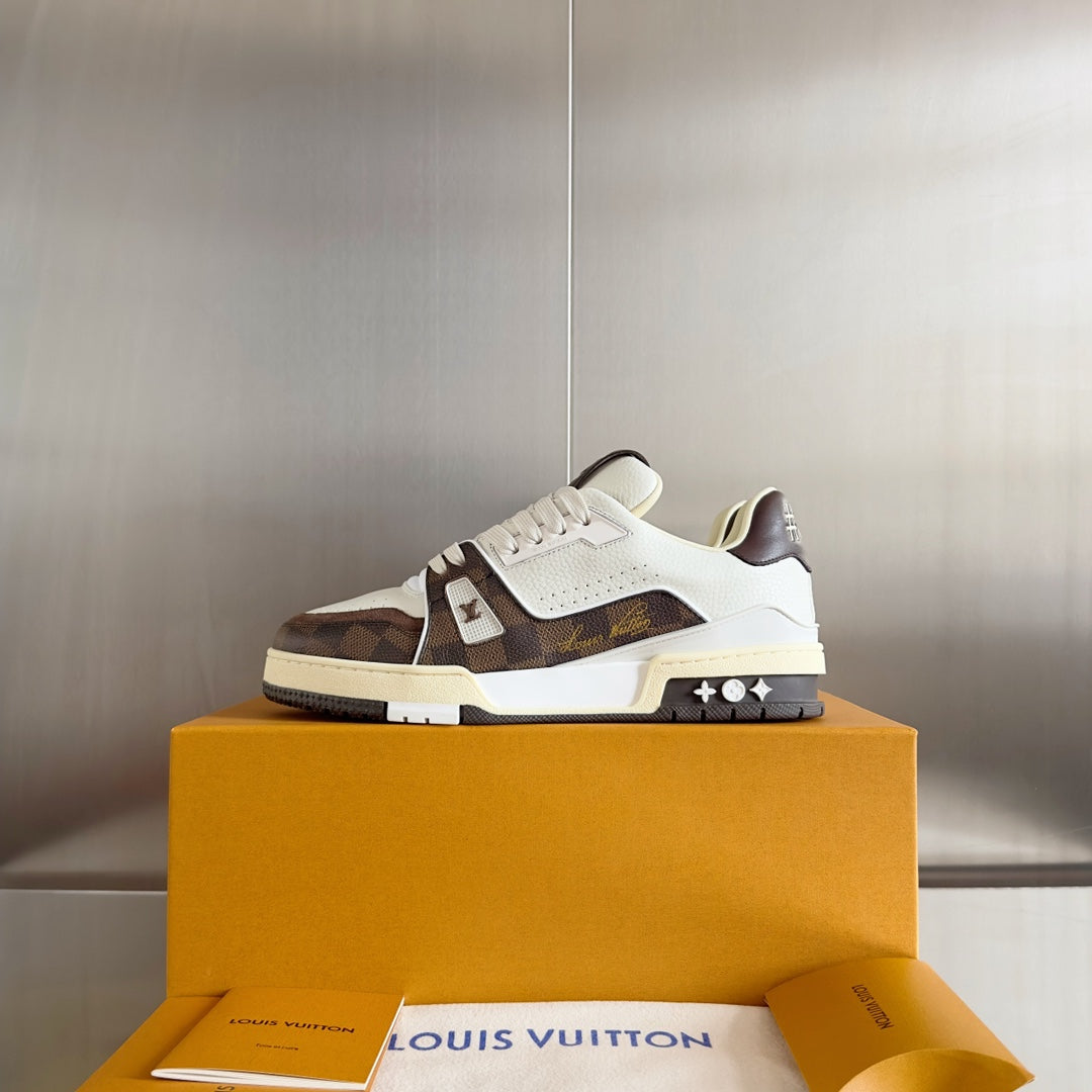LV Trainer Sneaker 'Damier Ebene White'