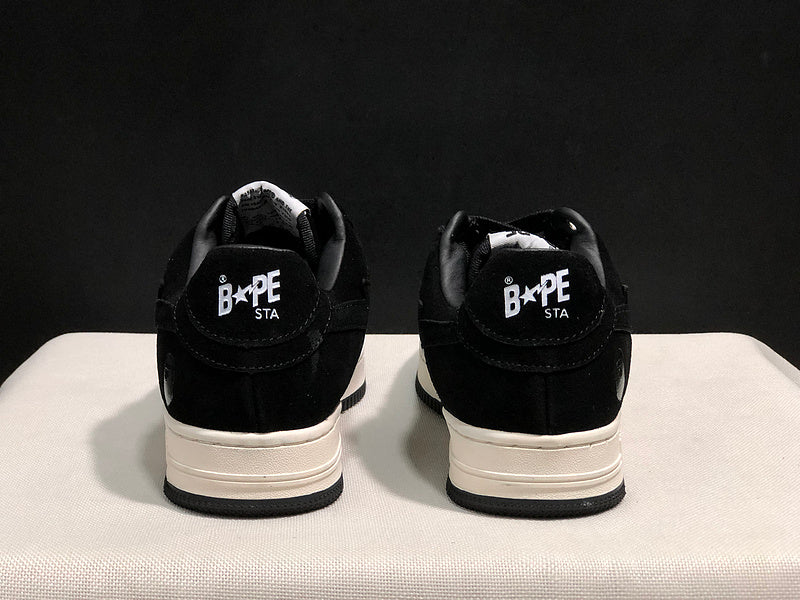 Bapesta Low 'Triple Black Suede'