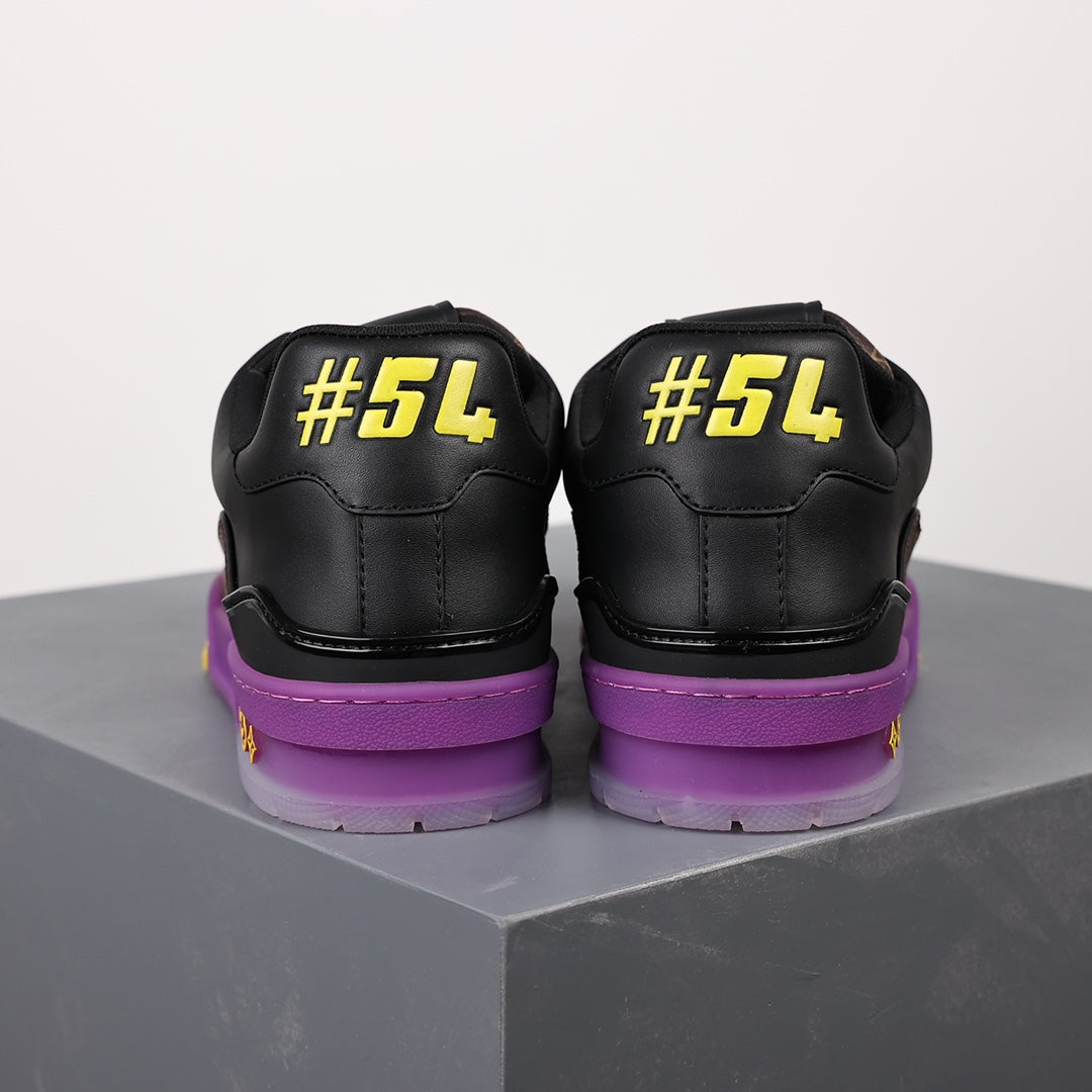 LV Trainer Sneaker 'Monogram Black Purple Yellow'