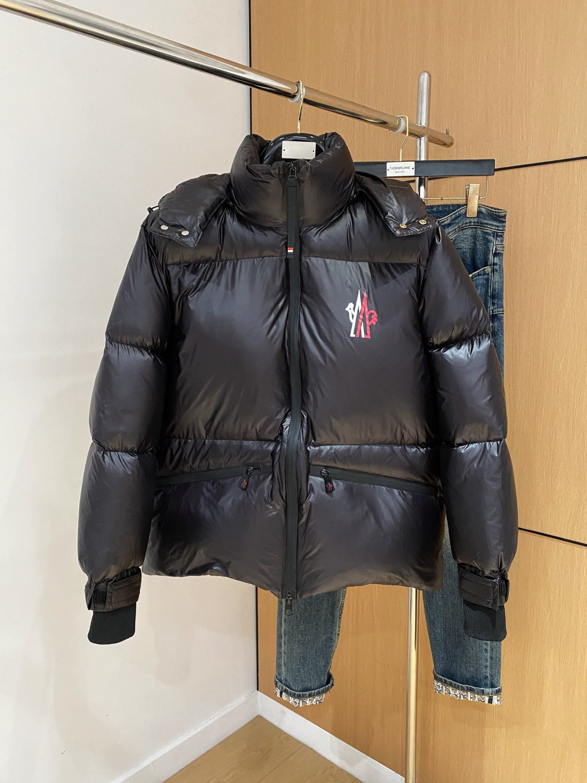 Moncler Grenoble Down Jacket Black