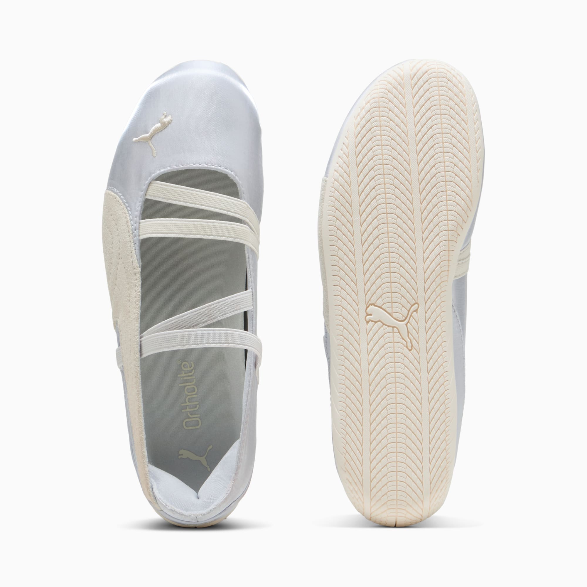 Puma Speedcats Ballet Silver Satin